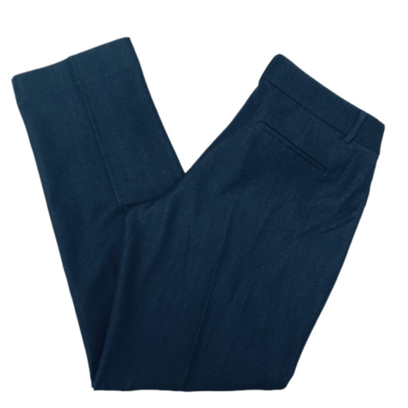 TAHARI relaxed fit Navy Blue dress pants with front pockets. Office Wear size 4 - Picture 8 of 13